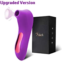  - FIDECH Succionador de Clítoris- Masajeador Portátil para Mujeres con 7 Modos Vibración- Recargable USB Magnético- Material de Silicona Medicalizado- 100% Impermeable- Púrpura